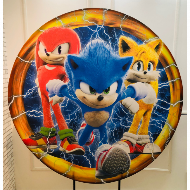 CAPA PARA PAINEL SONIC O FILME