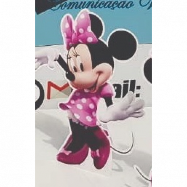 DISPLAY MINNIE ROSA PVC 20CM