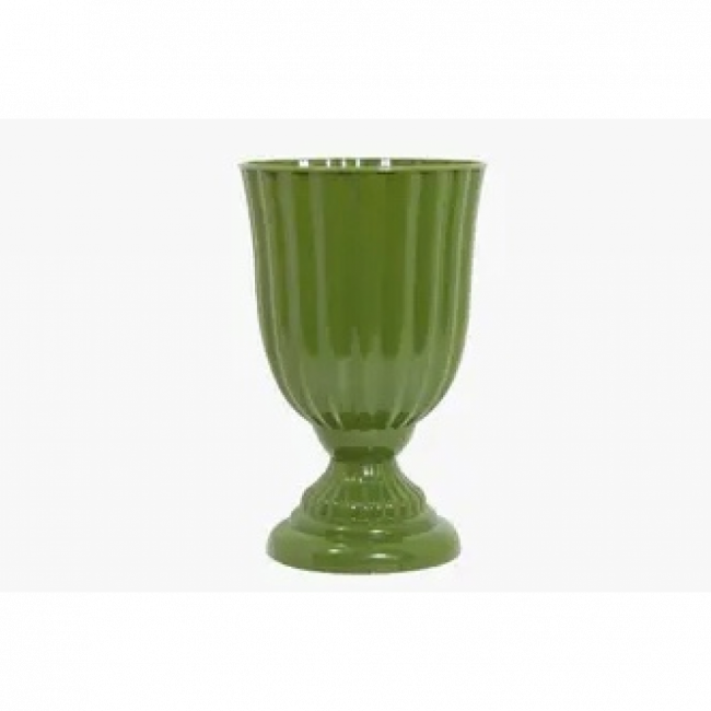 Vaso Dubai  VERDE OLIVA  Poliestireno  L 13 x A 21