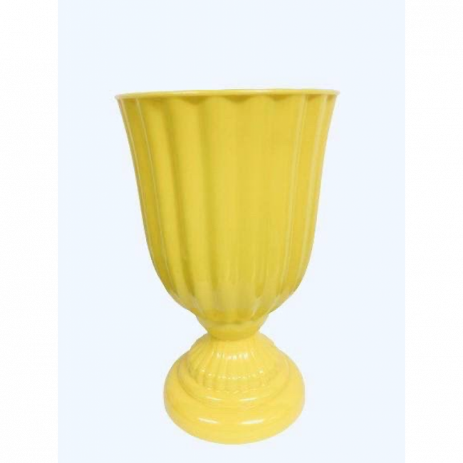 Vaso Dubai AMARELO Poliestireno A 21 x L 13