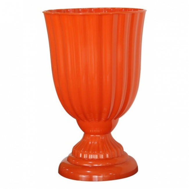 Vaso Dubai LARANJA  Poliestireno  L 13 x A 21