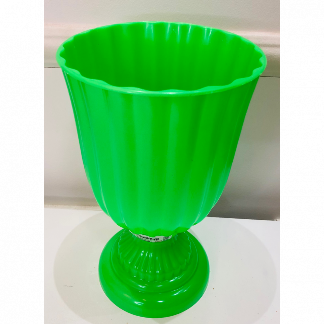 Vaso Dubai VERDE NEON  Poliestireno  L 13 x A 21