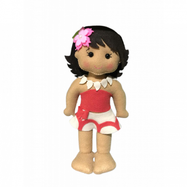 Boneca Moana em Feltro