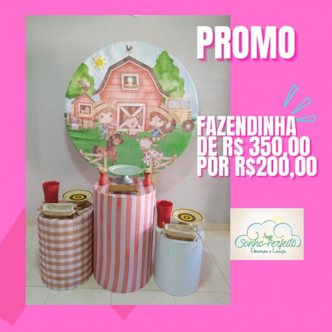 Festa afetiva pronta - Fazendinha