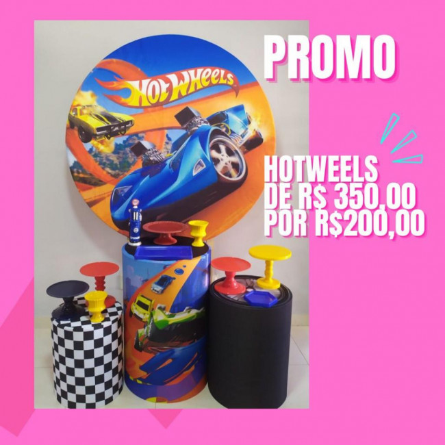 Festa afetiva pronta - Hot Wheels