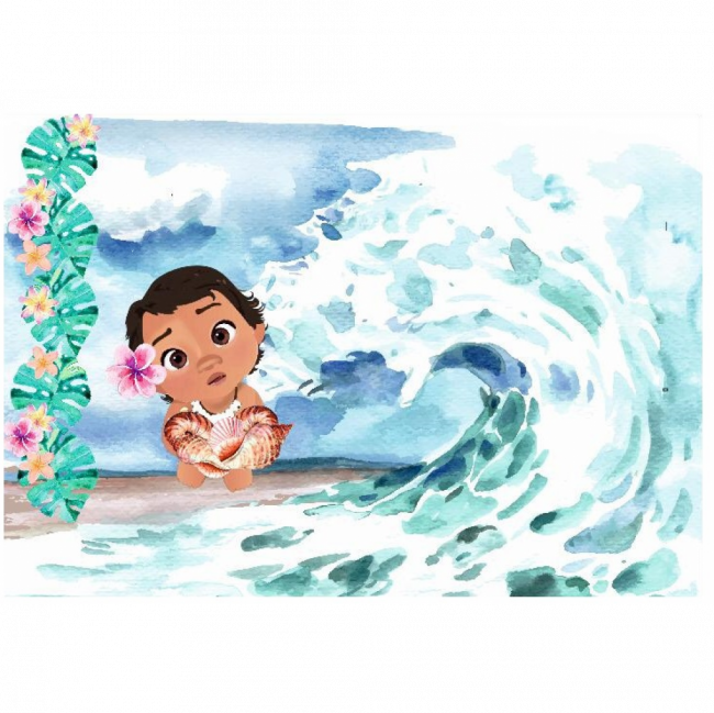 Painel Sublimado - Moana Baby