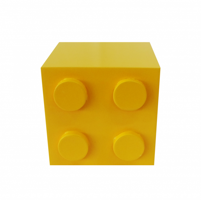 Cubo Lego Amarelo