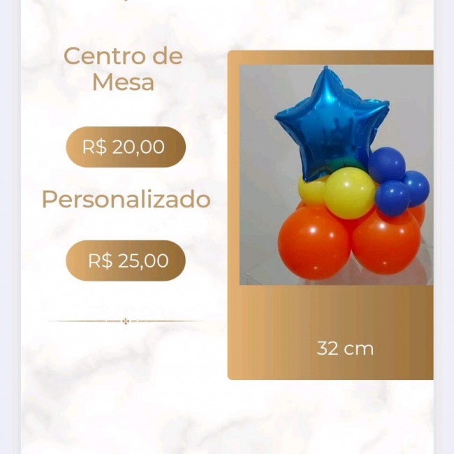 CENTRO DE MESA ESTRELA