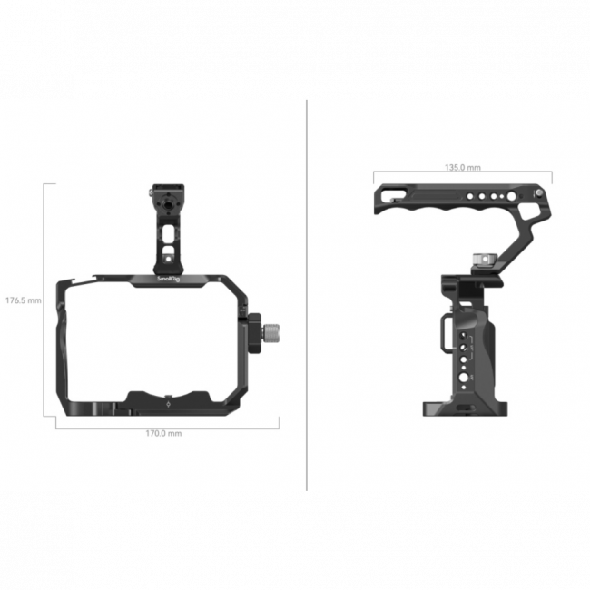 CAGE SONY A7IV / A7SIII + TOP HANDLE + TRAVA DE CABOS