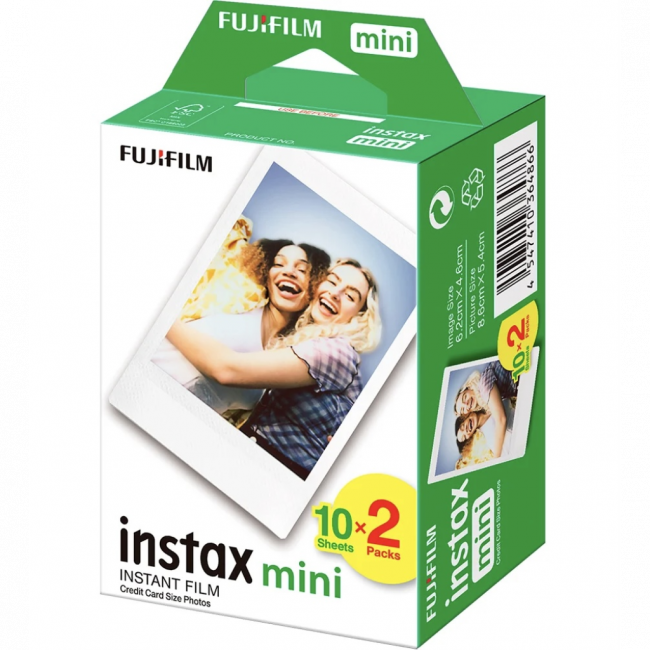 FILME INSTANTÂNEO FUJI INSTAX (20 POSES)