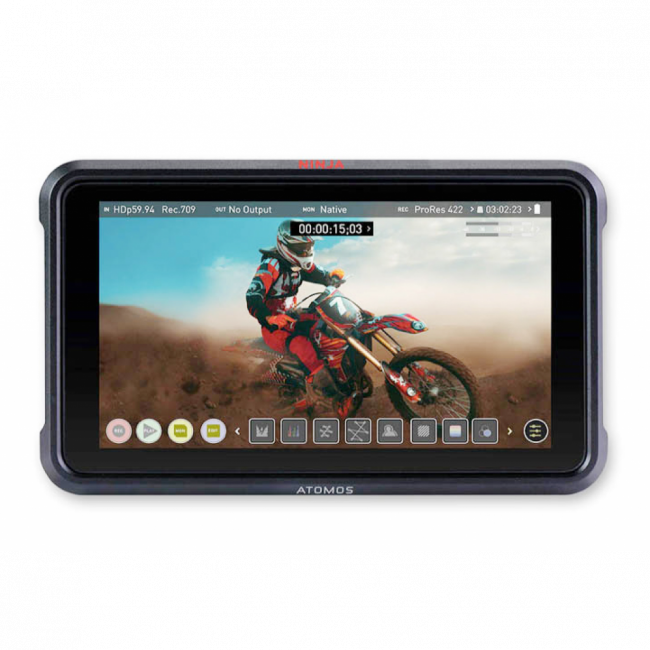 MONITOR GRAVADOR ATOMOS NINJA V 5\'\' 4K