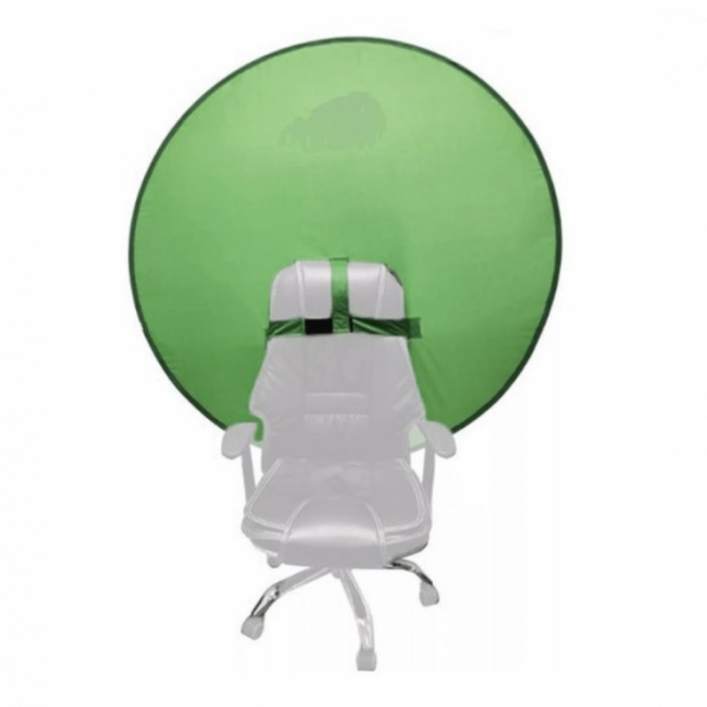 REBATEDOR OVAL DOBRÁVEL CHROMA KEY VERDE (75CM)