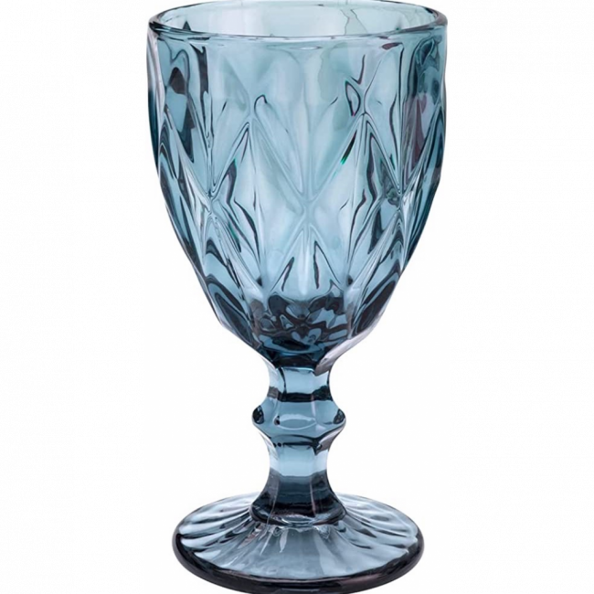 TAÇA DIAMOND AZUL 300 ML