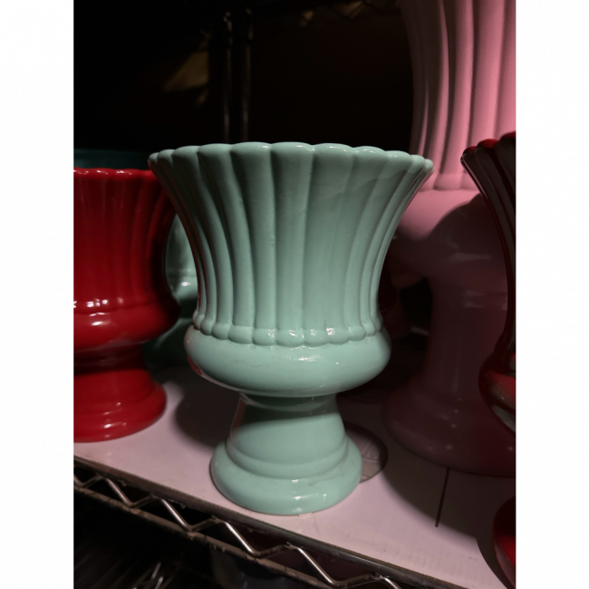 VASO CERÂMICA AZUL TIFFANY 20cm