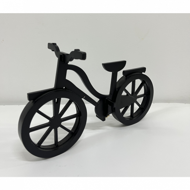 bicicleta mdf preta