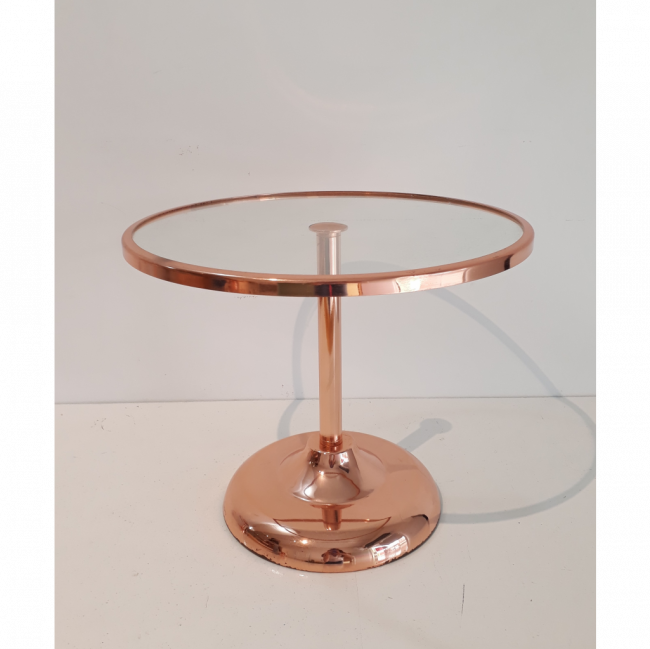 Boleira Rose Gold de Vidro