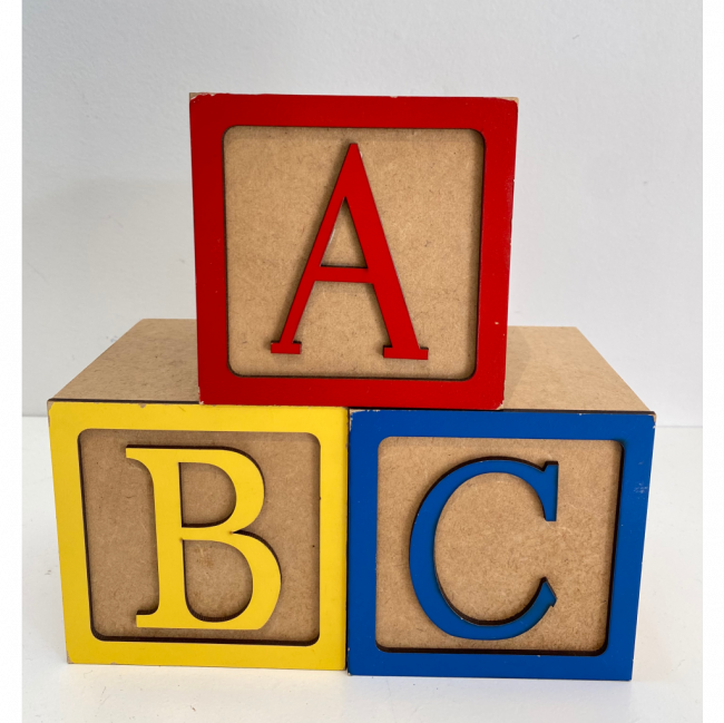 Cubos ABC colorido P