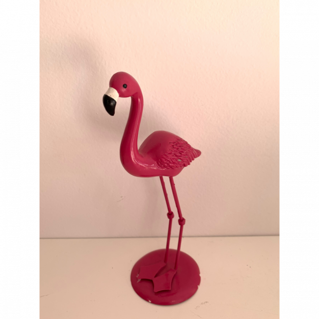 Flamingo de metal