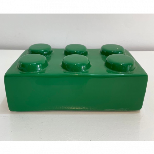 lego verde de louça