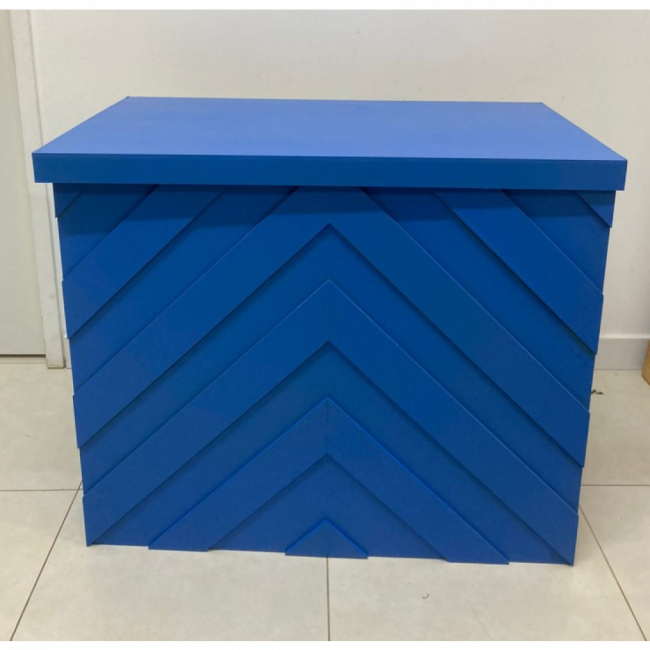 Mesa Chevron Azul Desmontavel