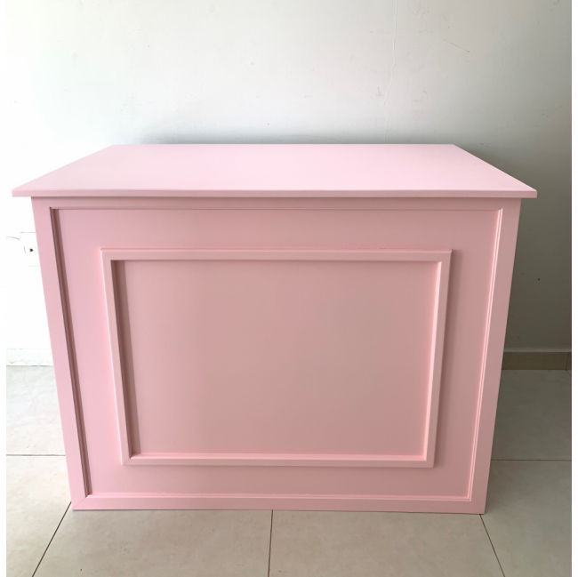 Mesa moldura Rosa