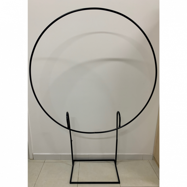 Painel circular Preto ferro 1,30