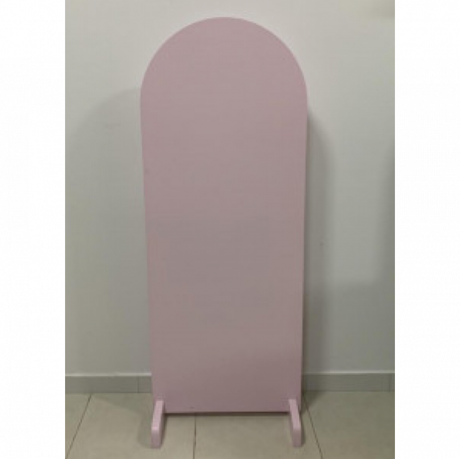 Painel oval rosa