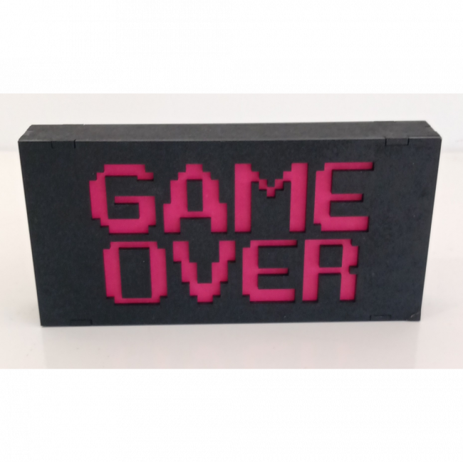 Placa game over