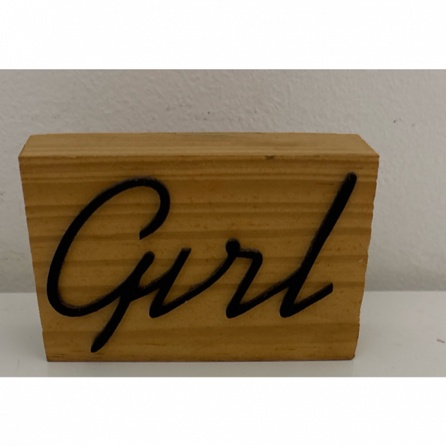 Placa Pinus Girl