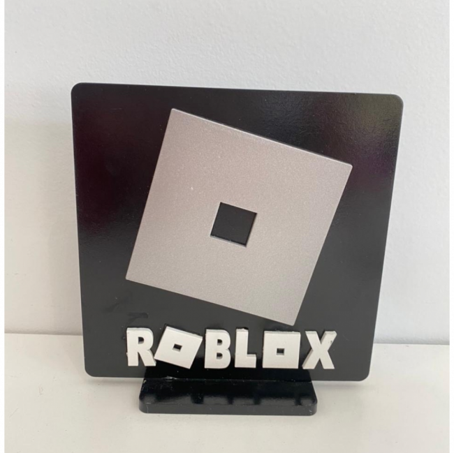 Plaquinha roblox mdf