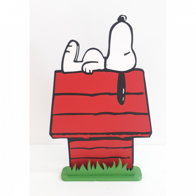 Plaquinha snoopy casinha