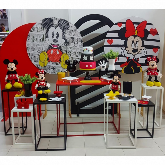 Sugestão de Montagem Minnie e Mickey