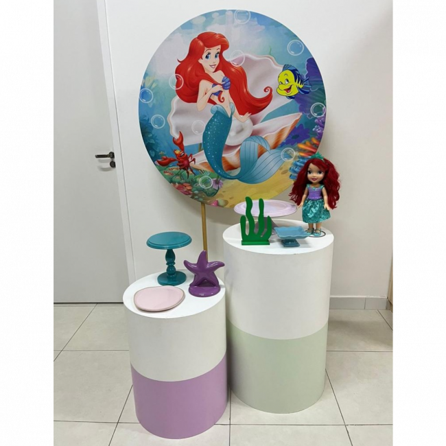 Sugestão de Montagem Pequena Sereia Ariel