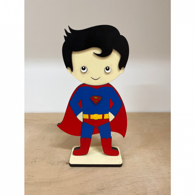 Super homem MDF de mesa