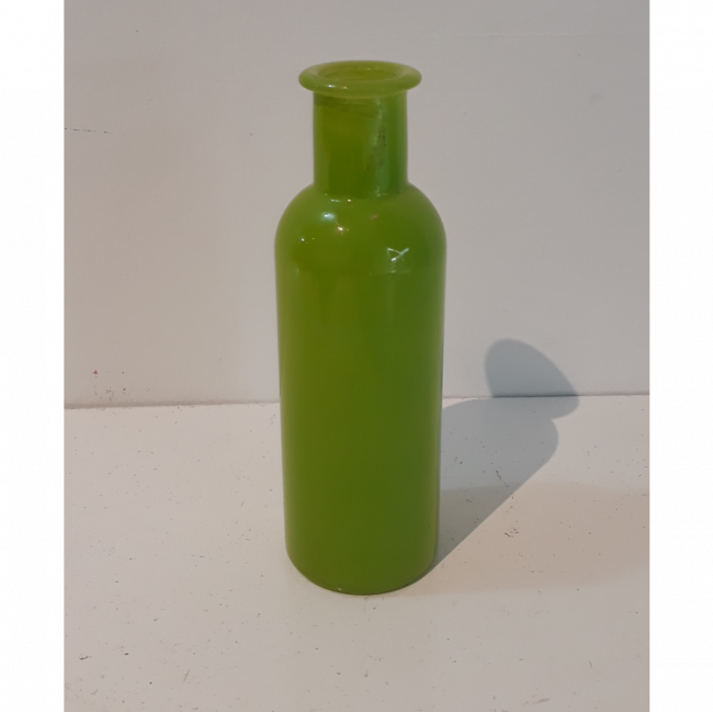 Vaso Verde Opaco de Vidro