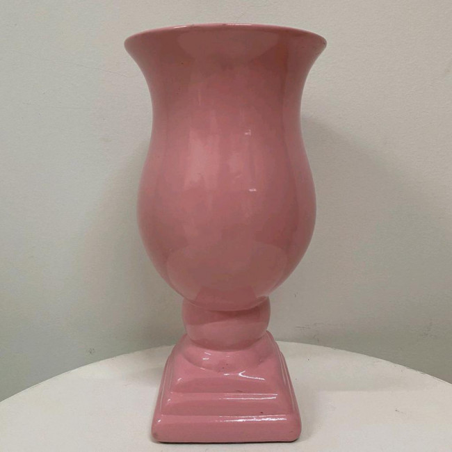 Vaso Rosa Candy cerâmica G