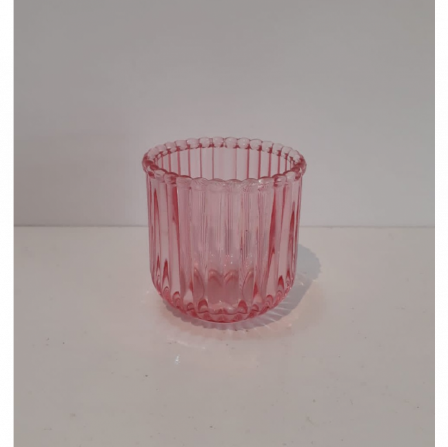 Vaso Rosa Vidro  PP