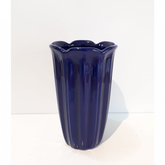 Vaso Azul Bic de Cerâmica Silveira