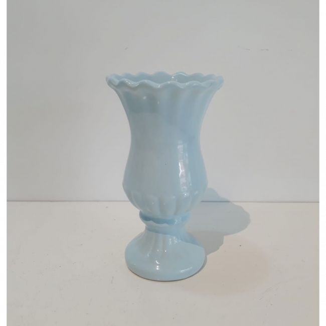 Vaso Azul Candy de Cerâmica Silveira P