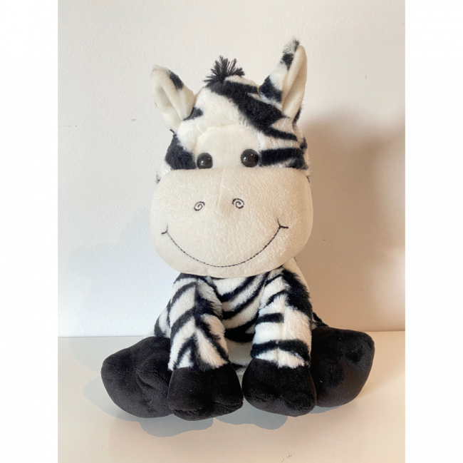 zebra de pelúcia