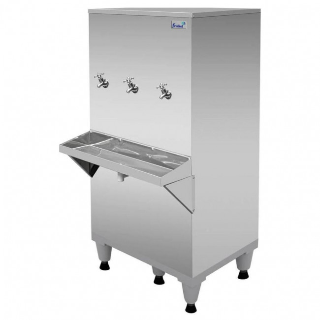 BEBEDOURO INDUSTRIAL INOX 03 TORNEIRAS 100 LITROS 220V-350W