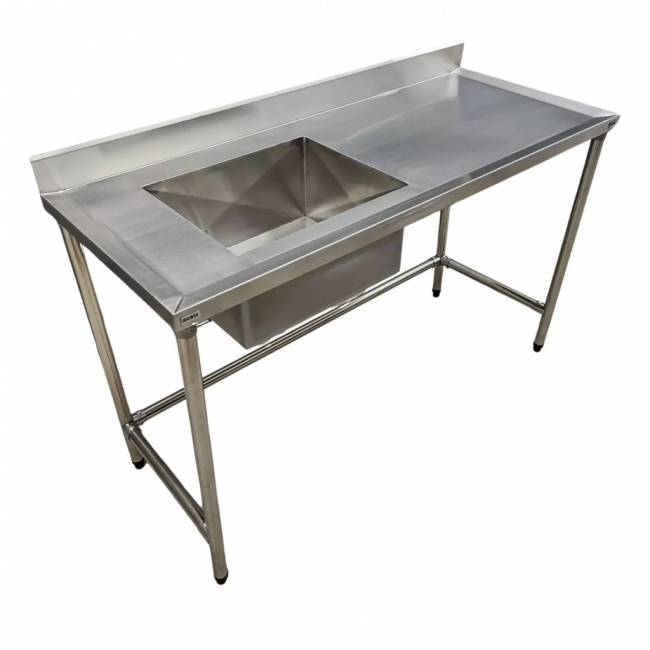 Pia de Inox 1,80X0,60cm