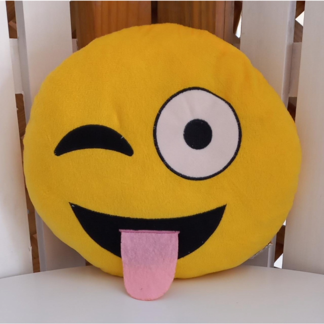 ALMOFADA EMOJI LÍNGUA