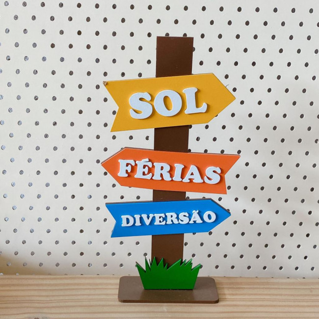 DISPLAY MDF FÉRIAS DE MESA