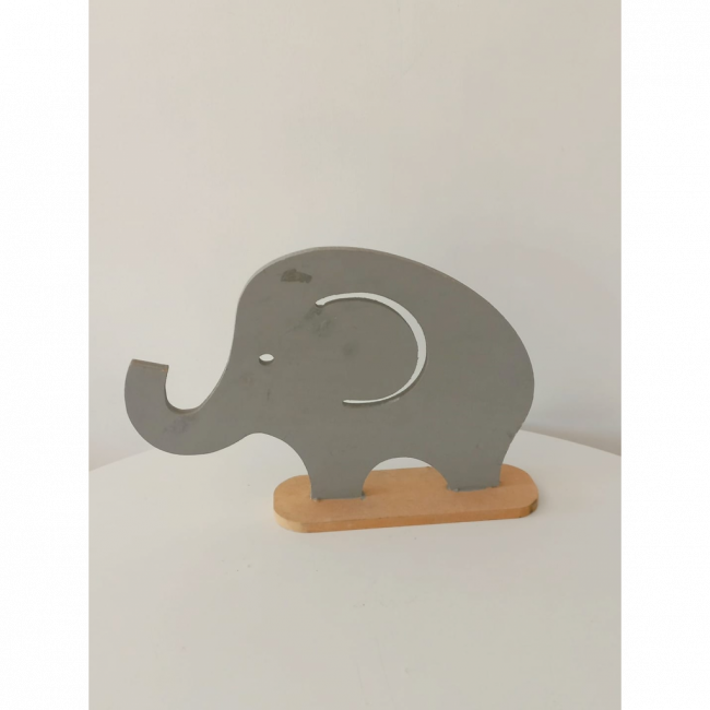 ELEFANTE CINZA MDF G