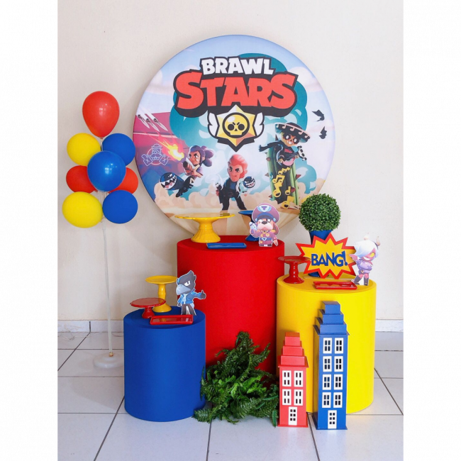 KIT BRAWL STARS TRIO DE CILINDROS