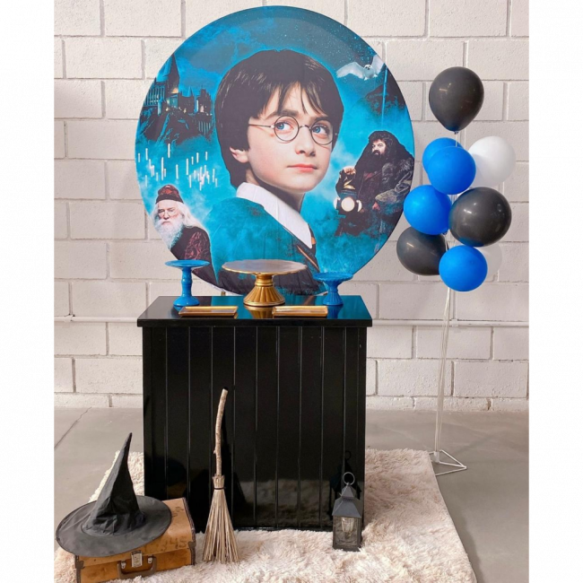 KIT HARRY POTTER MESA BALCÃO PRETA