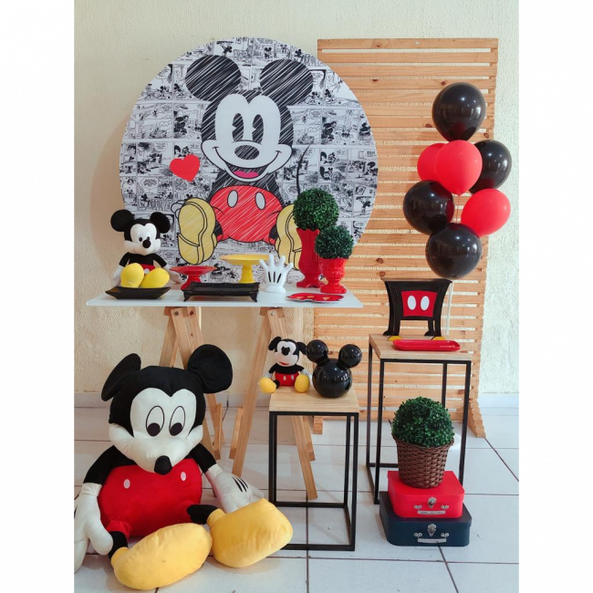 KIT MICKEY MINIZINHA E PAINEL PALETE