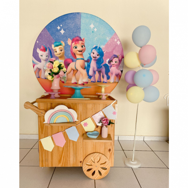 KIT MY LITTLE PONY CARRINHO POCKET