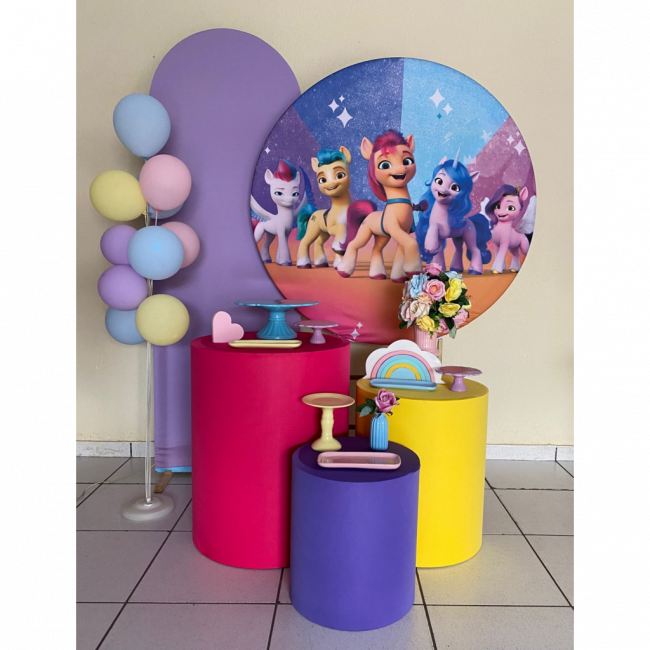 KIT MY LITTLE PONY PAINEL PICOLÉ